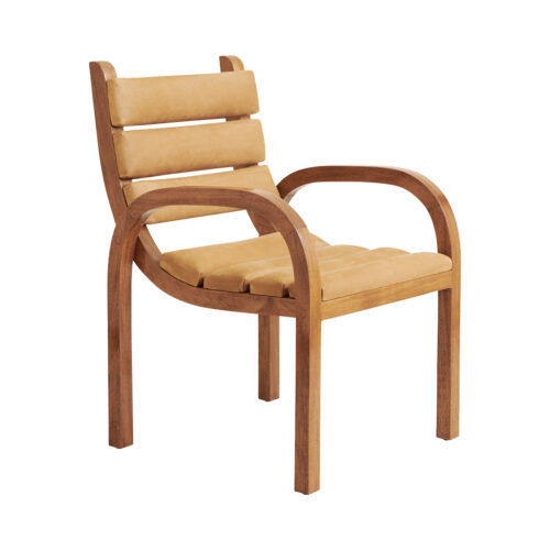 Ezio Dining Arm Chair Angled View