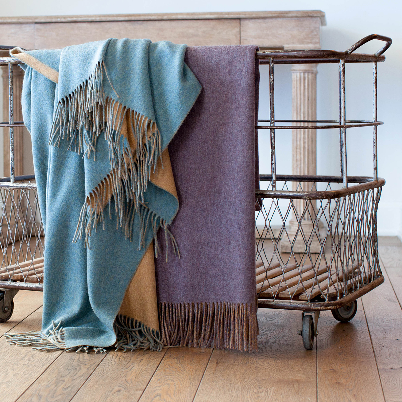 Cashmere Throw Rose Tarlow