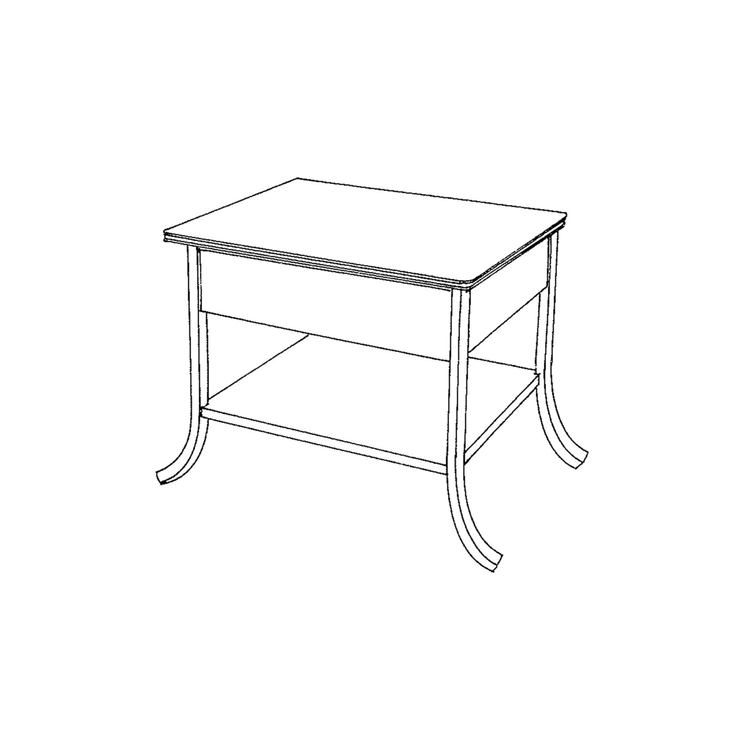 French Three Tiered Table Rose Tarlow