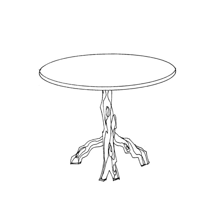 Branch Side Table Custom