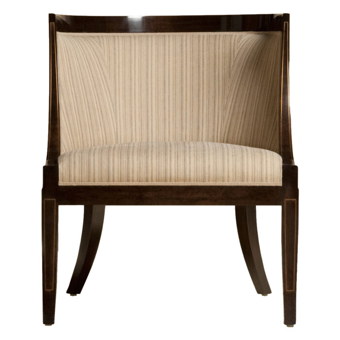 Directoire Barrel Chair With Inlay