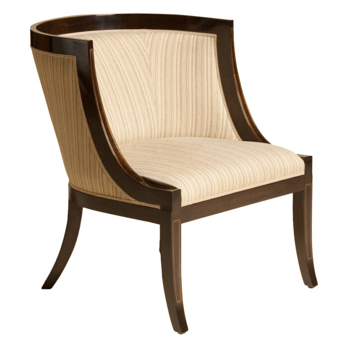 Directoire Barrel Chair With Inlay