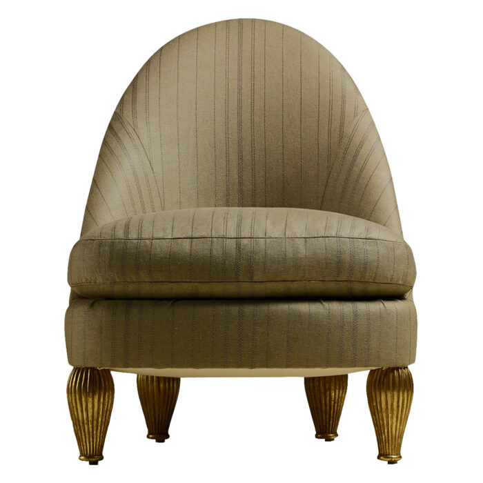 London Oval Slipper Chair - Image 2