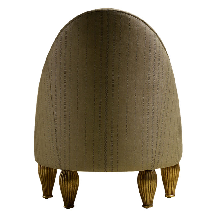 London Oval Slipper Chair - Image 3