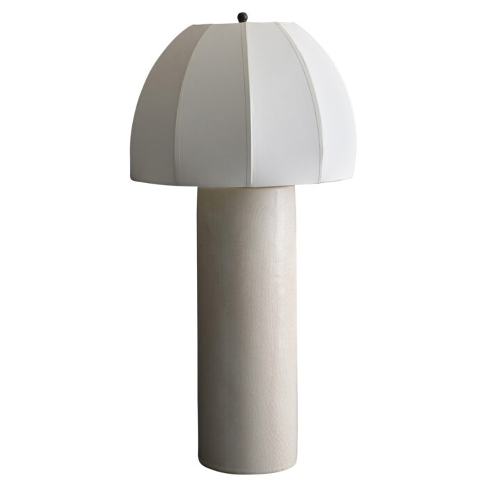 Cylindre Moderne Ivory with Bubble Shade