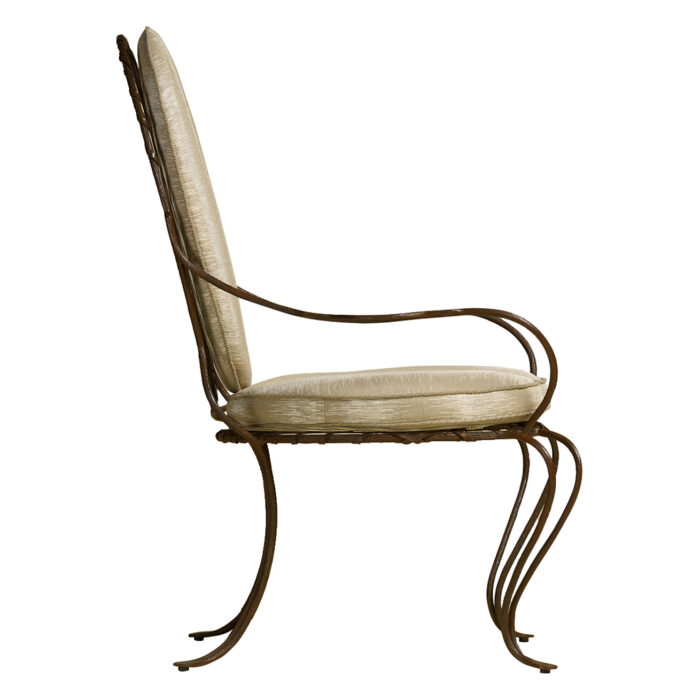 Twig Iron Garden Arm Chair - Image 3