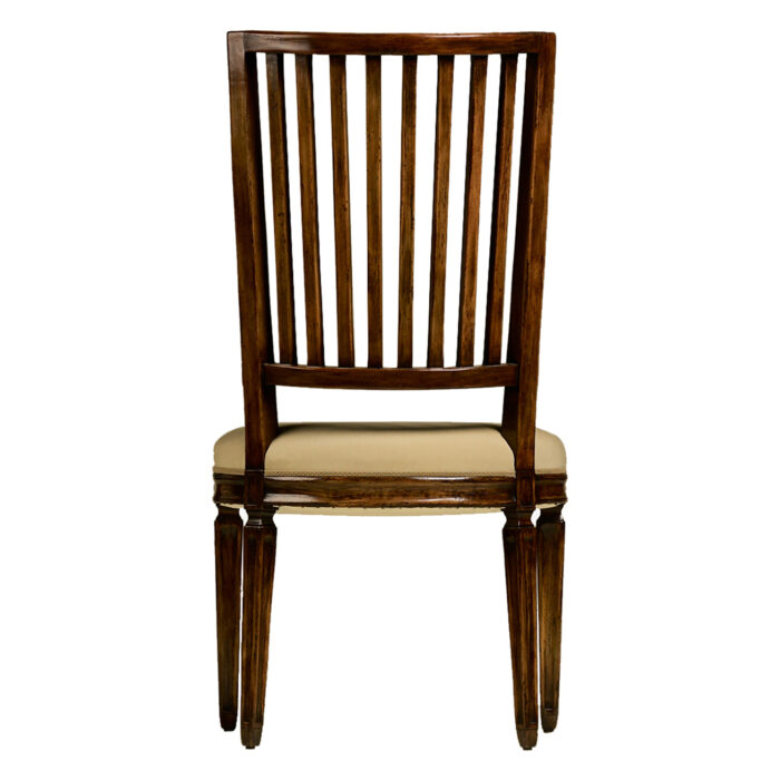 Italian Louis XVI Sidechair Wood - Image 2