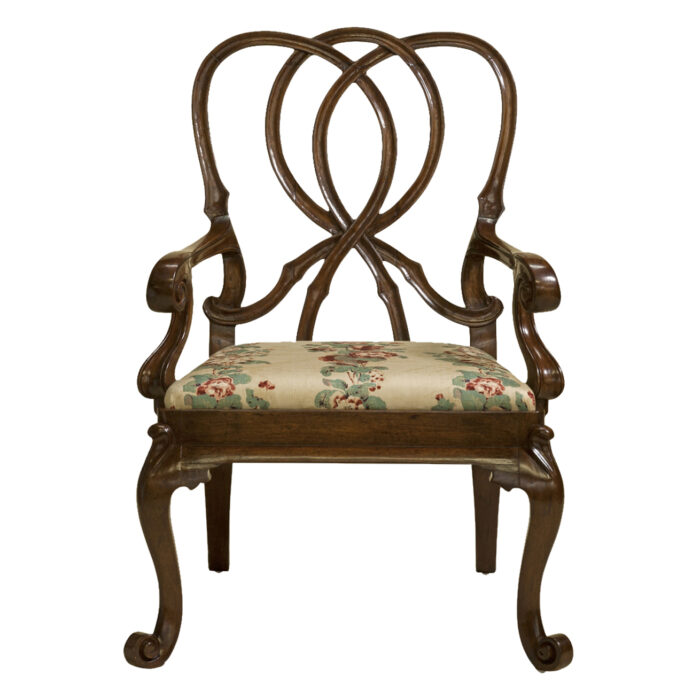Georgina Ribbon Back Arm Chair - Image 2