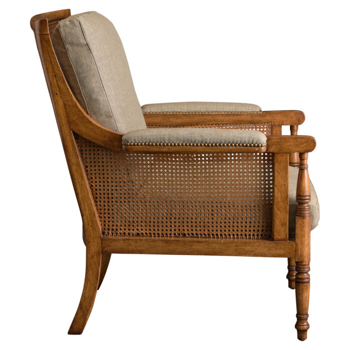 Georgian Caned Lounge Chair image 5