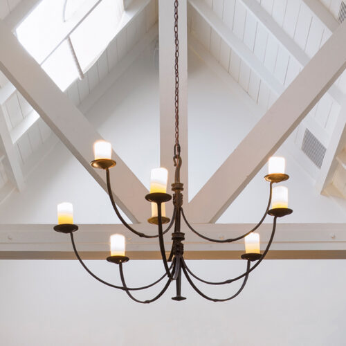 HL-578-W IRON CHANDELIER