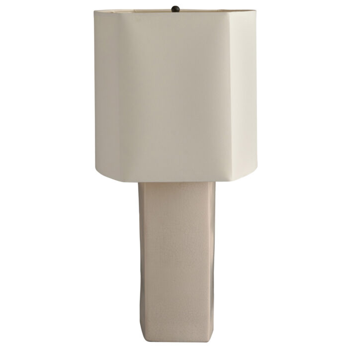 Rectangulaire Lamp Ivory site view