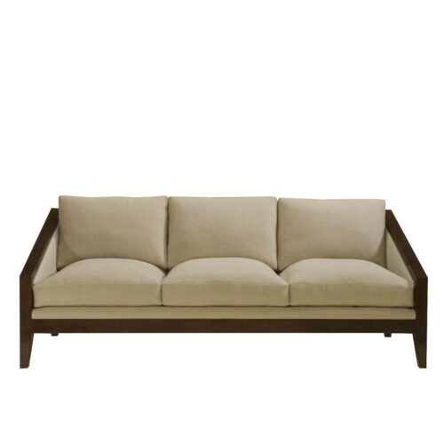 Grey Sofa Loose Back 84 Inch