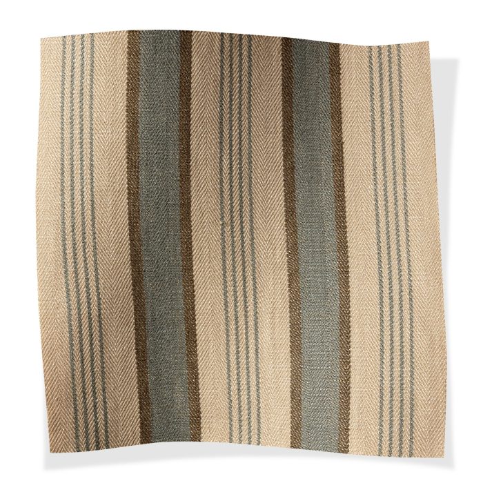 Wellington Stripe Blue/Brown