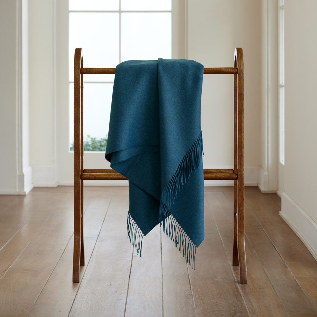 Cashmere Throw Solid Rose Tarlow