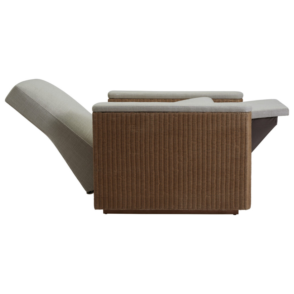 Hunter Wicker Recliner Rose Tarlow