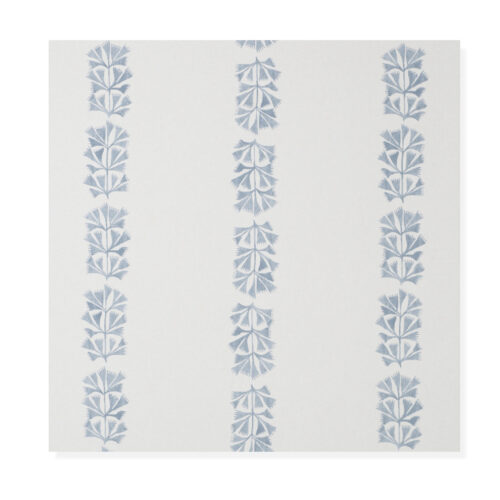 Sea Leaves Slate Blue/Meringue (wp) - 4210W_08