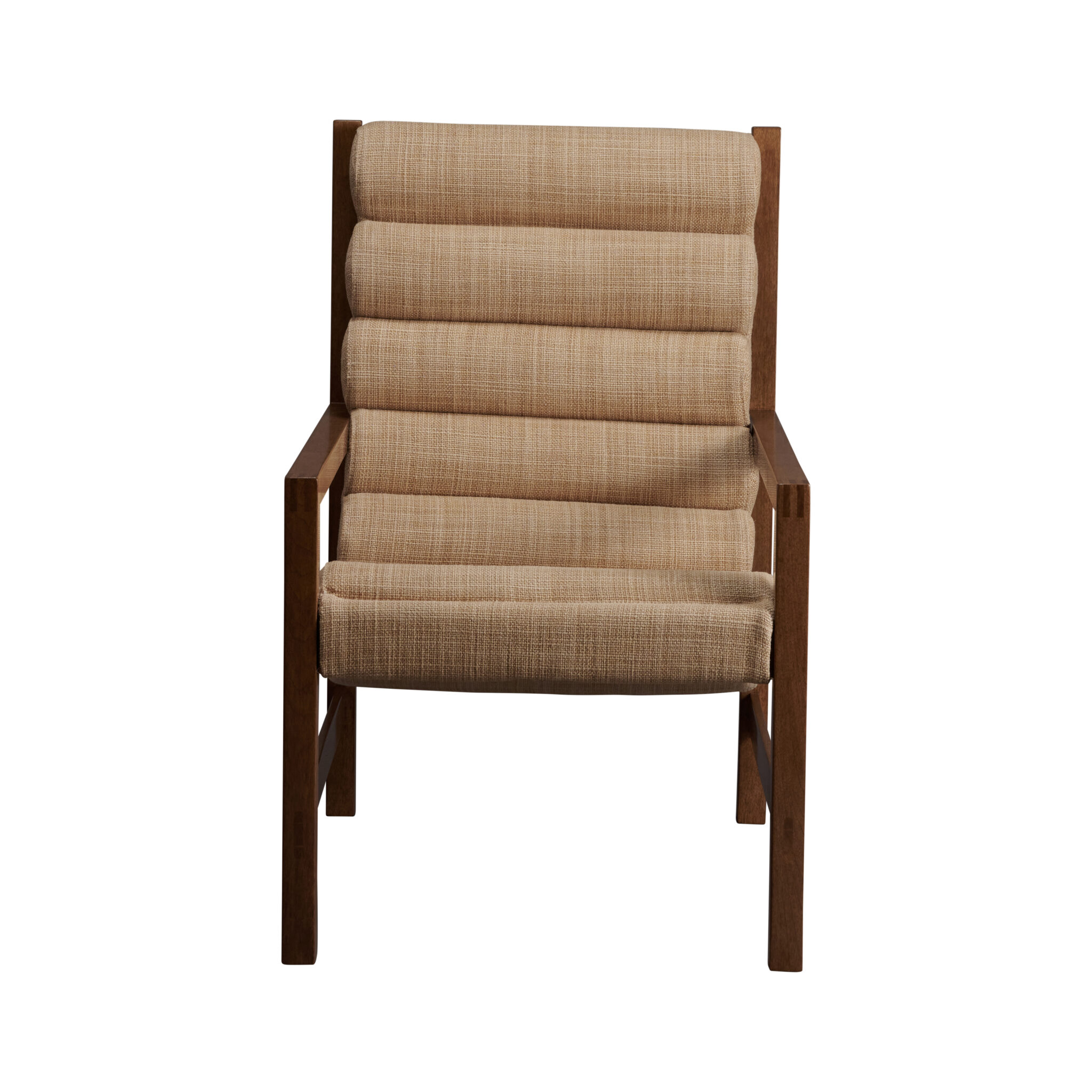 Paco Lounge Chair Wheat Front