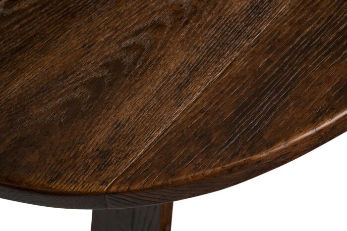 AT-2027-DO EGG SIDE TABLE DARK OAK