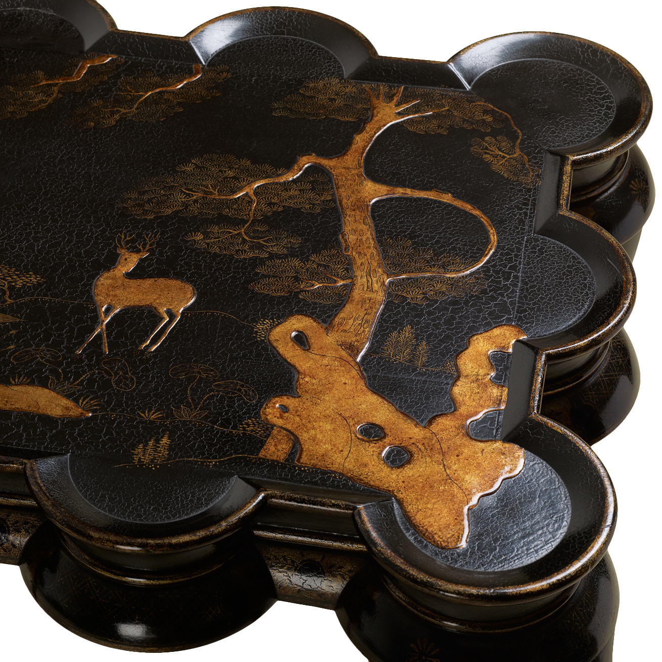 Scalloped Coffee Table Scalloped Coffee Table - Image 4