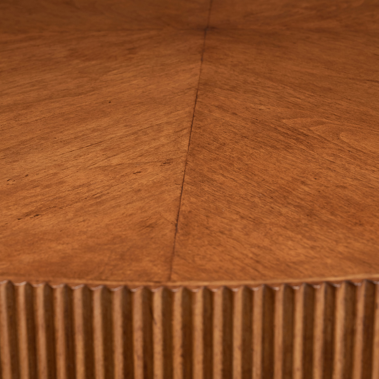 Reeded Bois Coffee Table Walnut Reeded Bois Coffee Table Walnut - Image 3