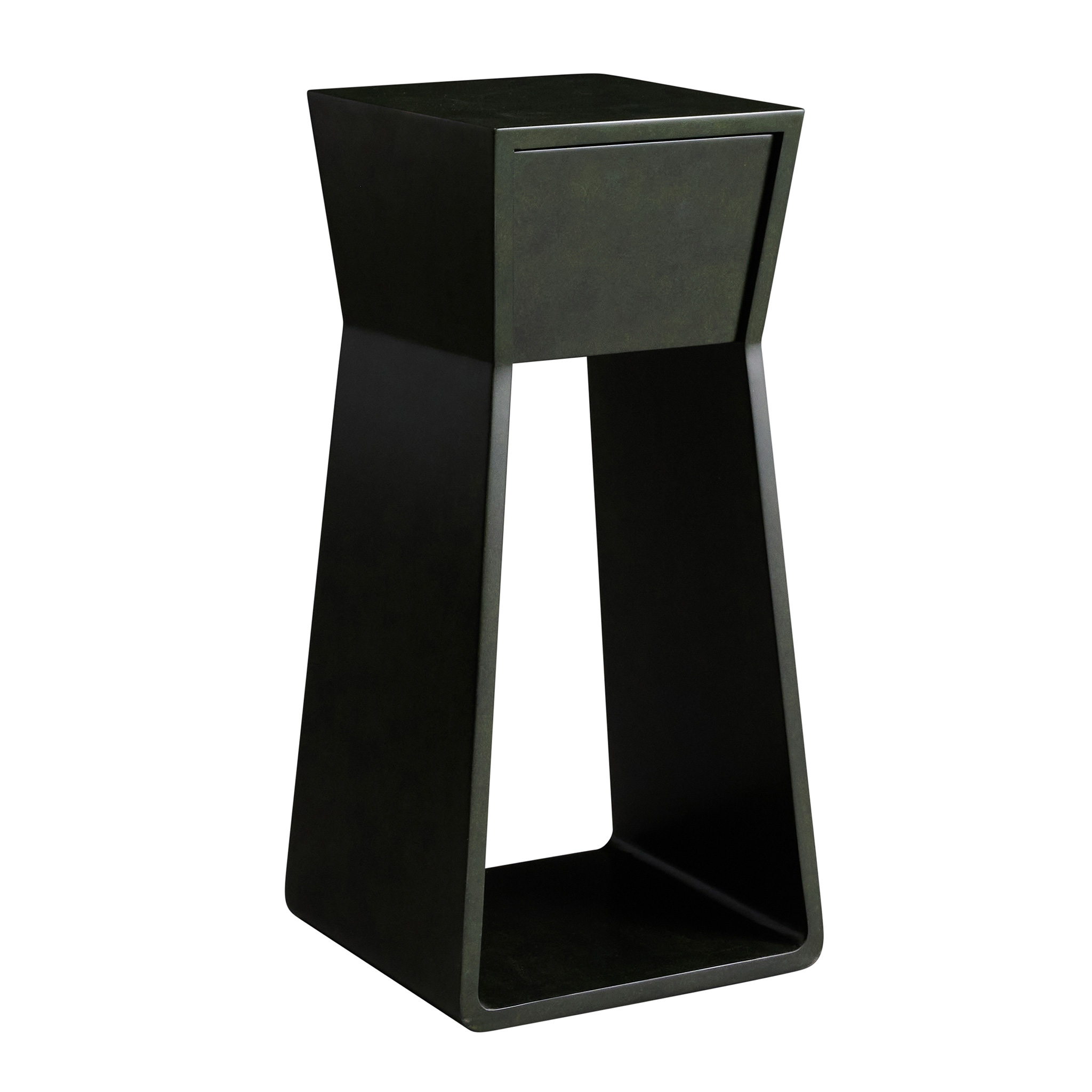 Zig Side Table, Lacquer Zig Side Table, Lacquer